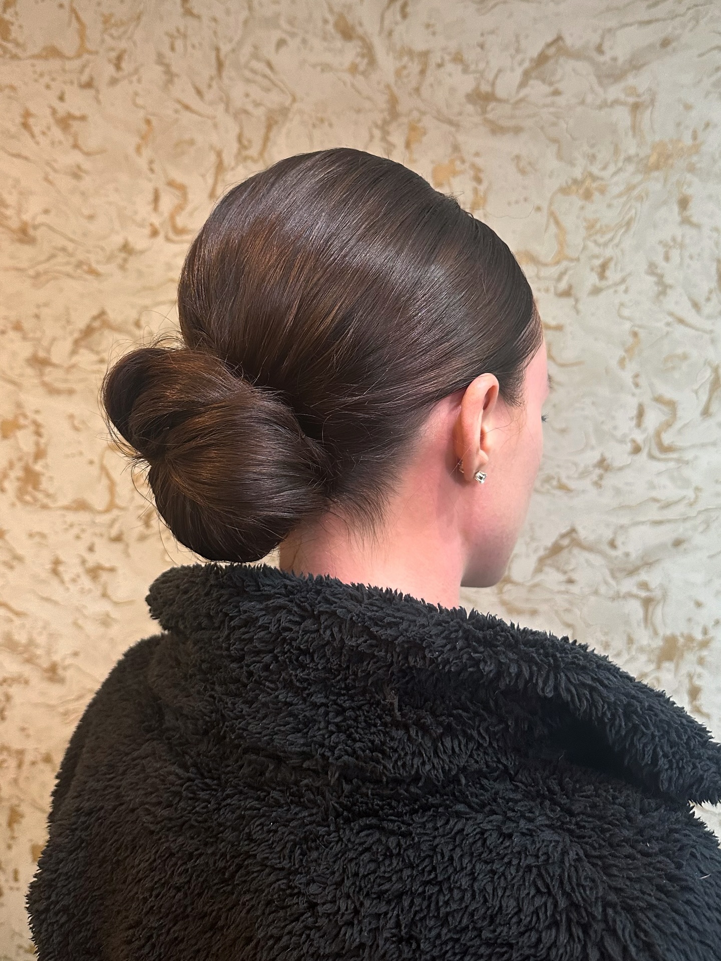Polished Chocolate Bun with Delicate Texture