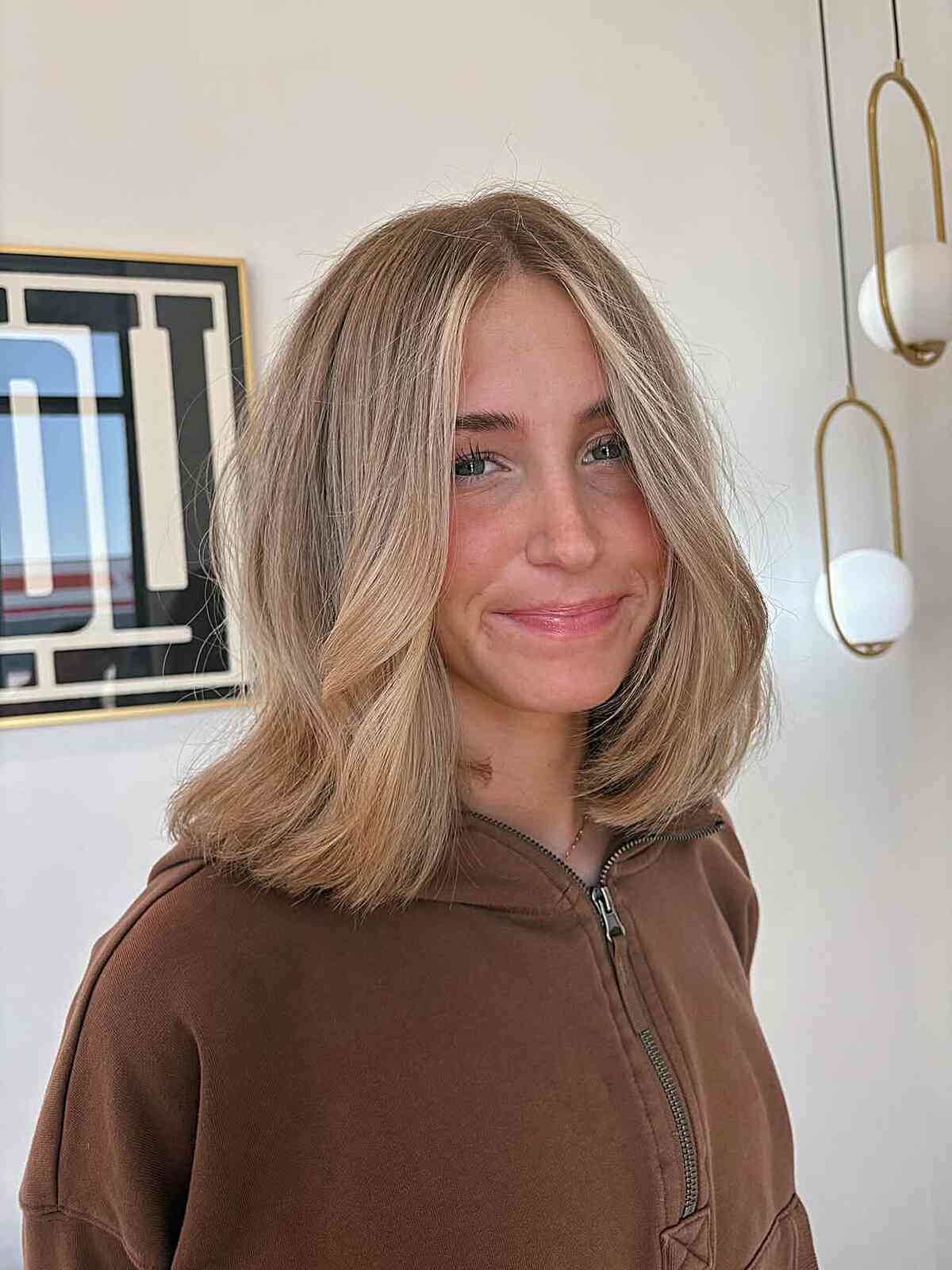 Soft Bronde Waves with Subtle Layers