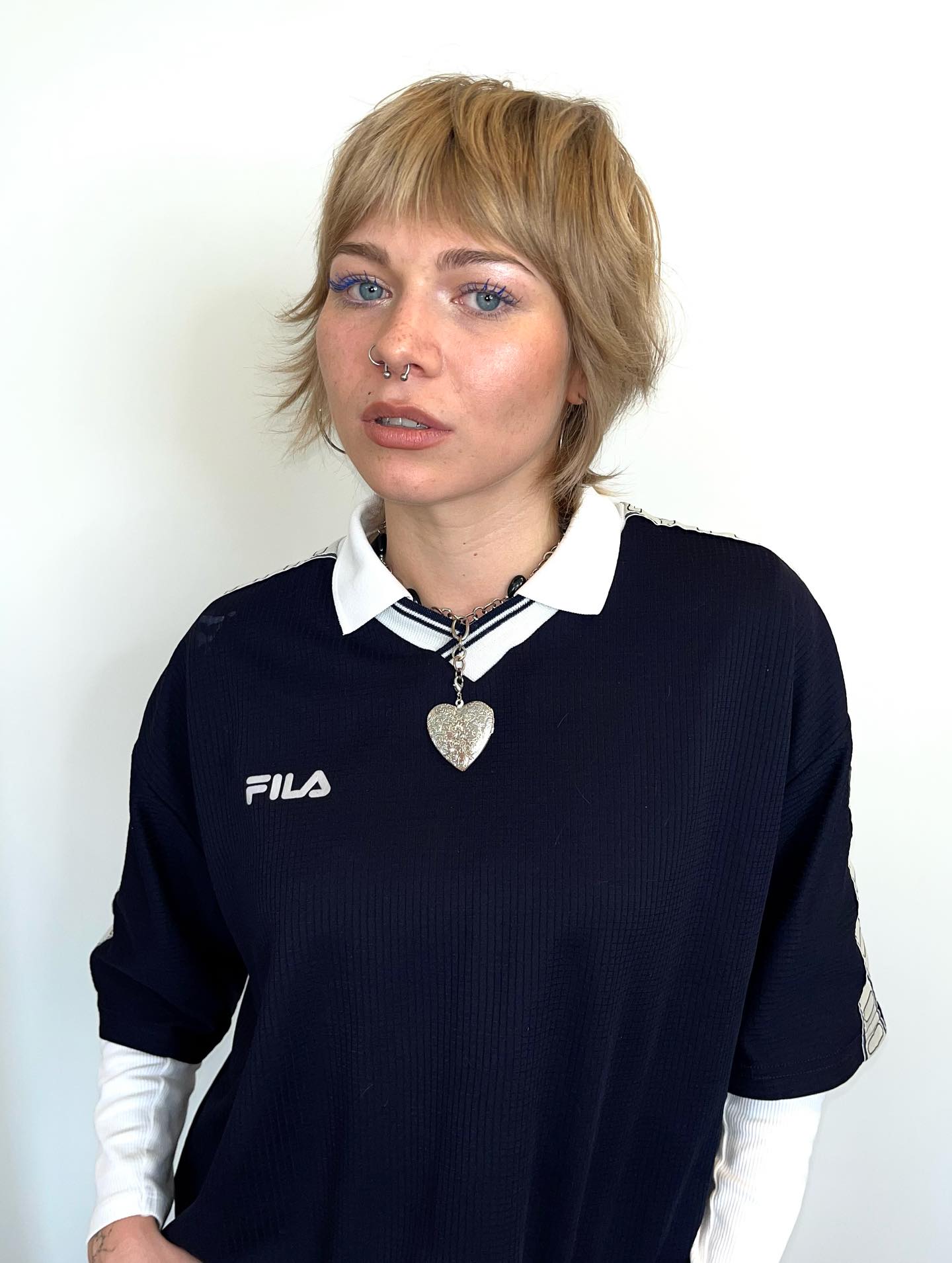Textured Blonde Bob with Soft Bangs