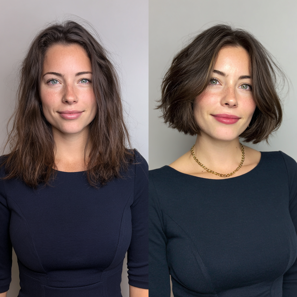 Trendy Textured Bob with Soft Waves