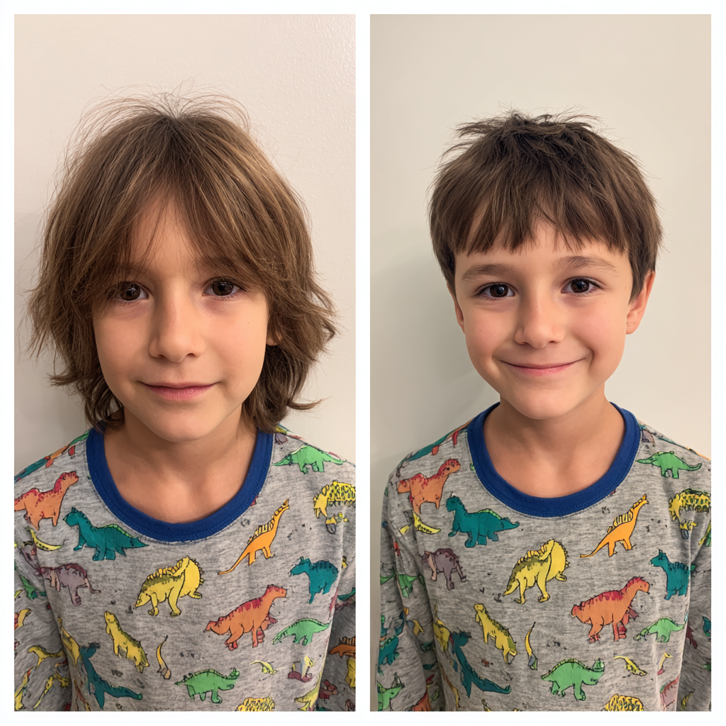 Charming Textured Boy's Cut with Playful Layers