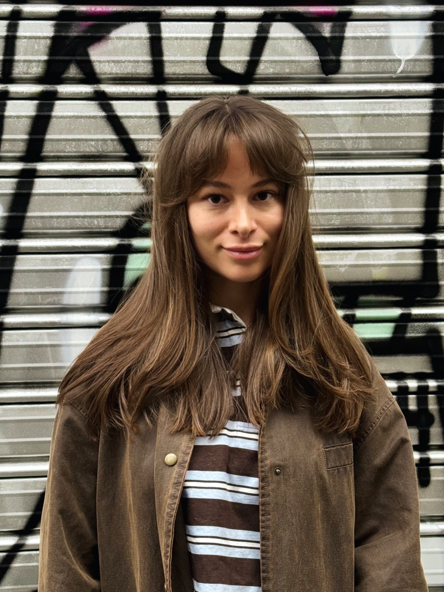 Long Layered Cut with Wispy Bangs