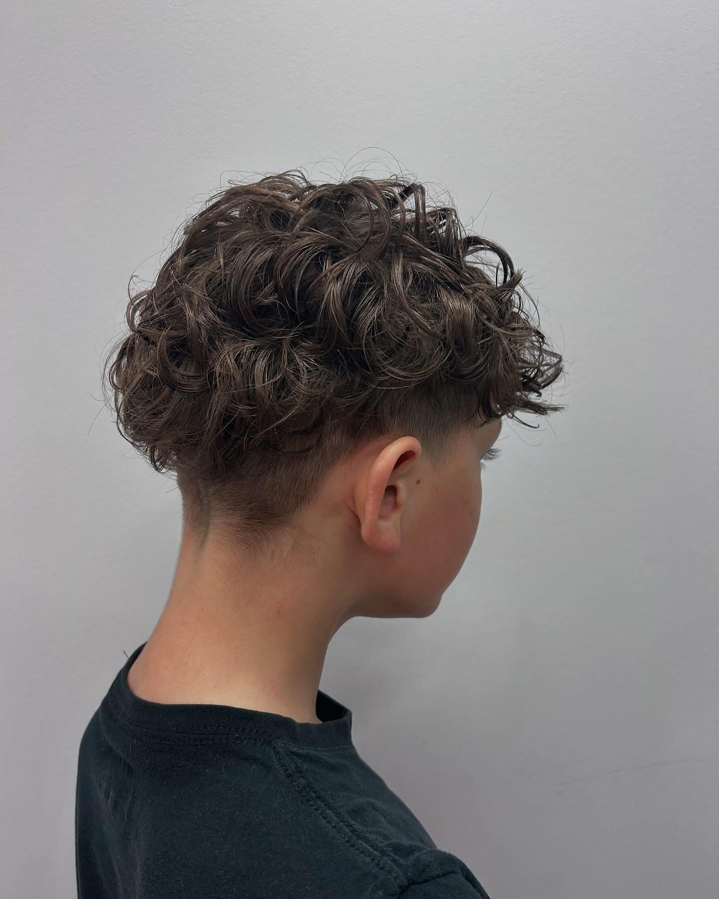 Modern Curly Textured Cut
