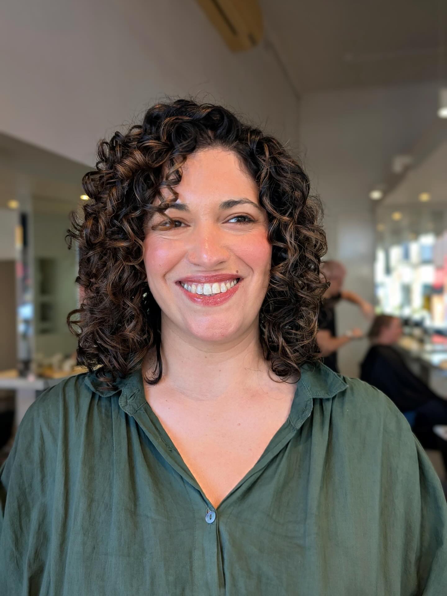 Rich Espresso Curls with Voluminous Density