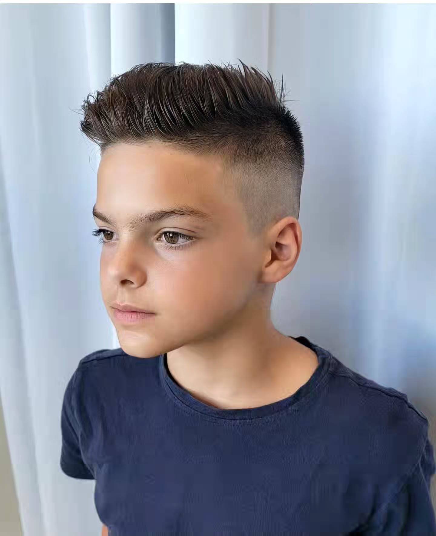 Sharp Fade with Textured Top