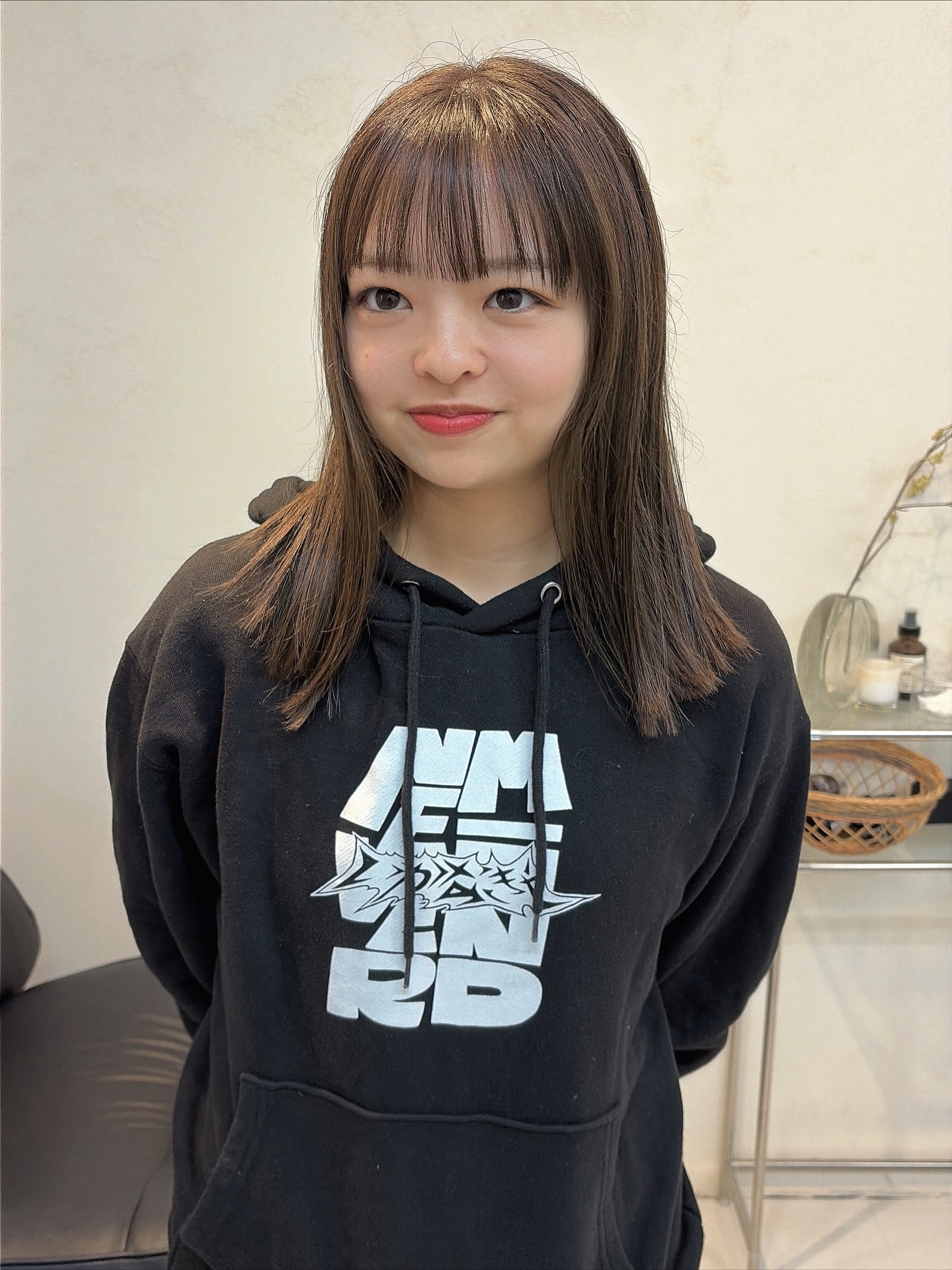 Sleek Straight Cut with Soft Blunt Bangs