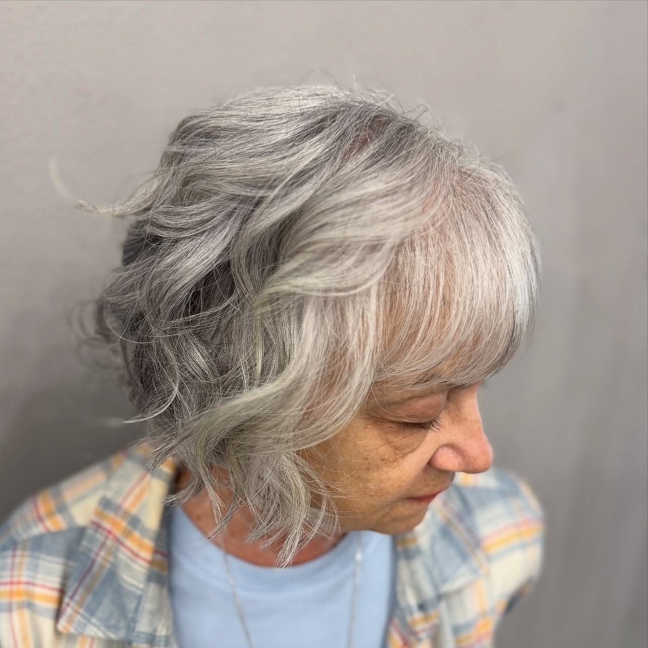 Stylish Silver Swirls with Dynamic Layering