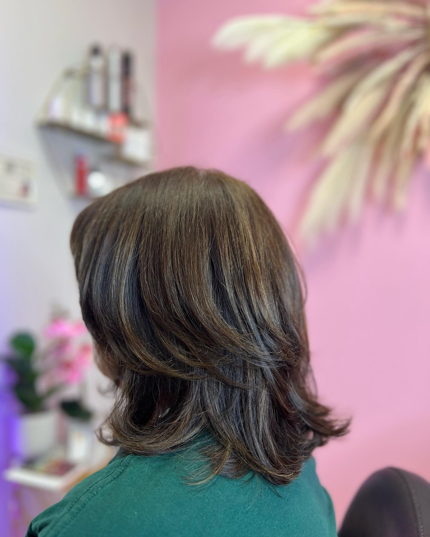 Textured Mid-Length Bob with Subtle Layers