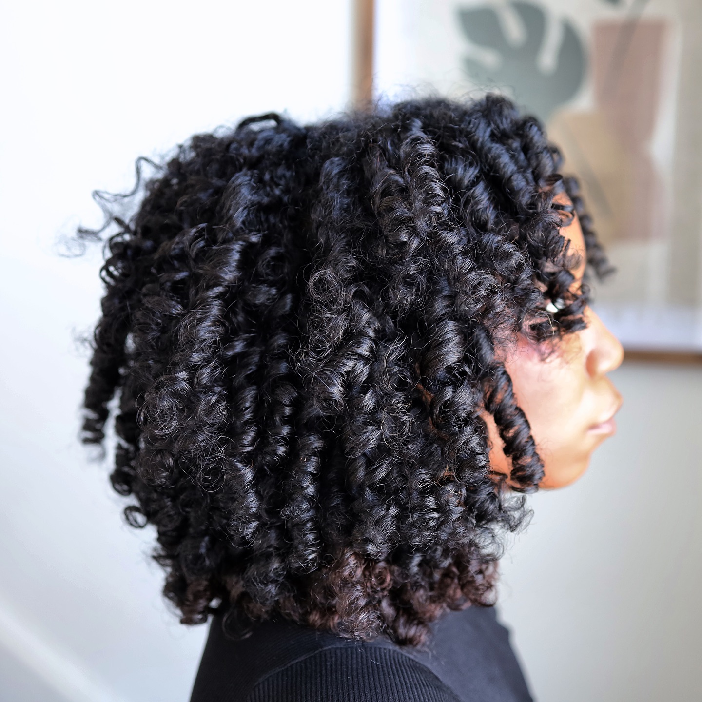 Voluminous Curly Layered Cut with Defined Curls