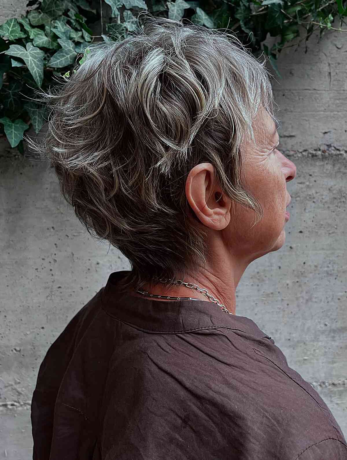 Textured Pixie Shag for Women Over 50