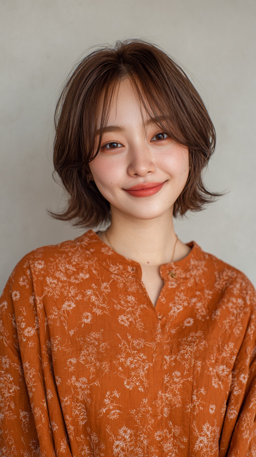 Chic Short Layered Bob with Soft Texturing