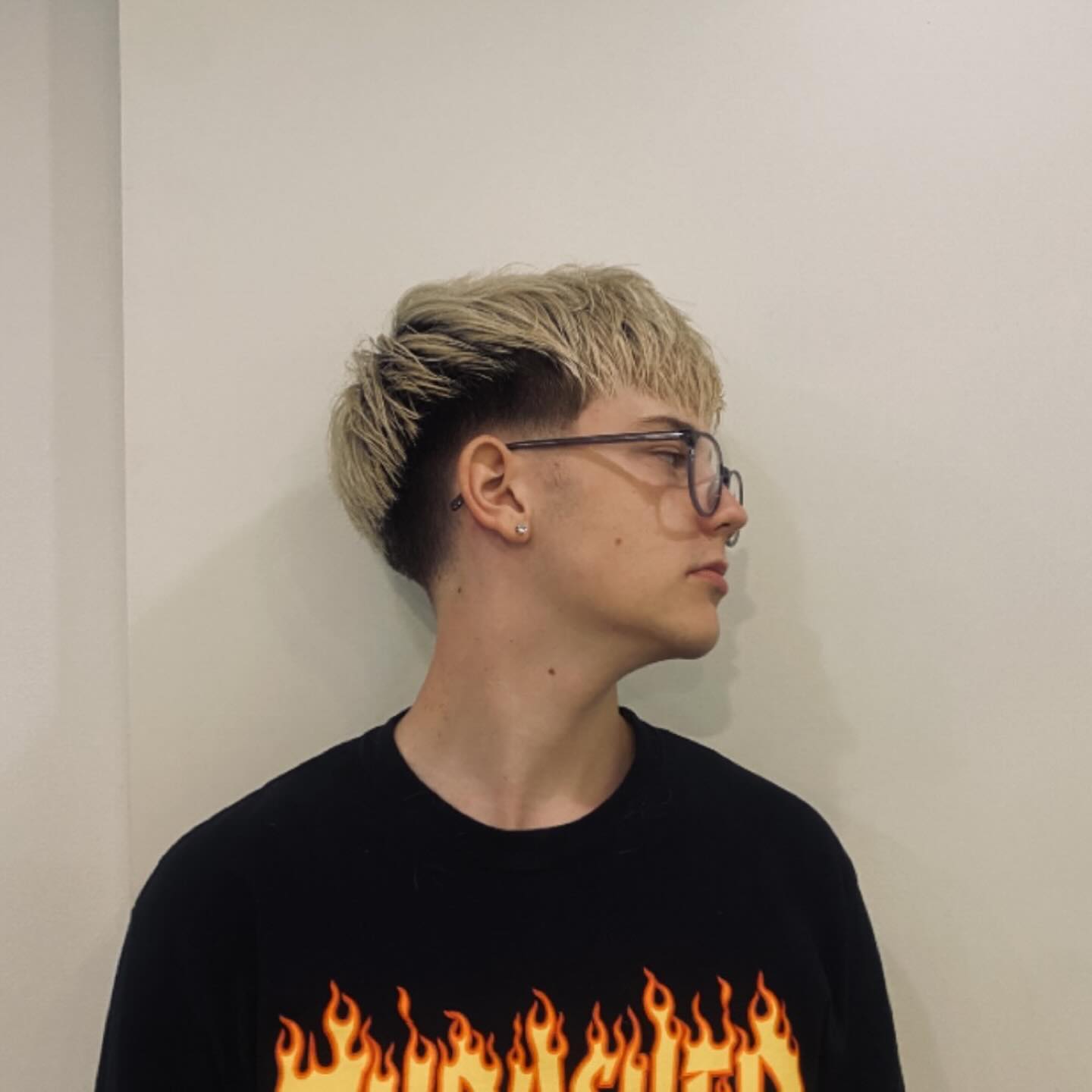 Textured Mid Taper Fade with Bold Layers