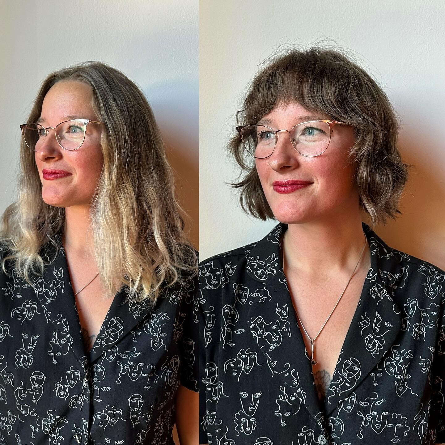 Chic Textured Bob with Soft Curls