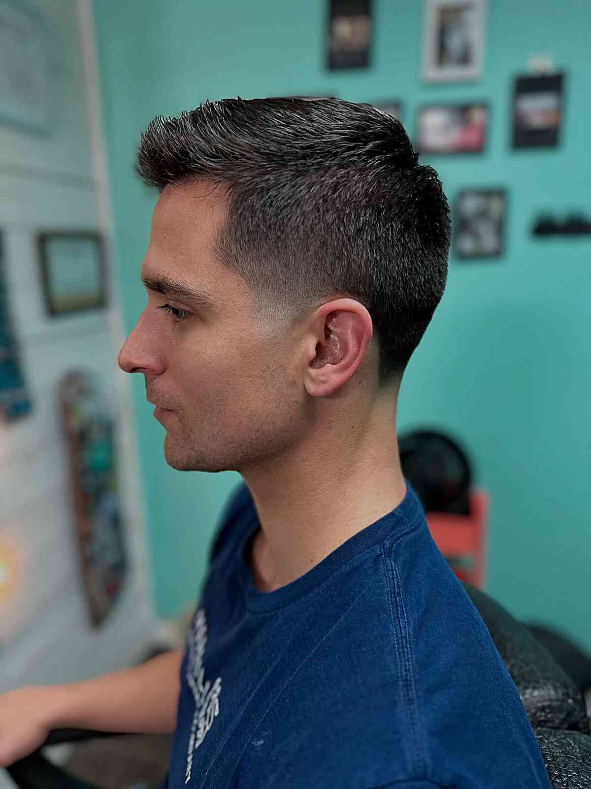 Modern Taper Fade with Textured Top