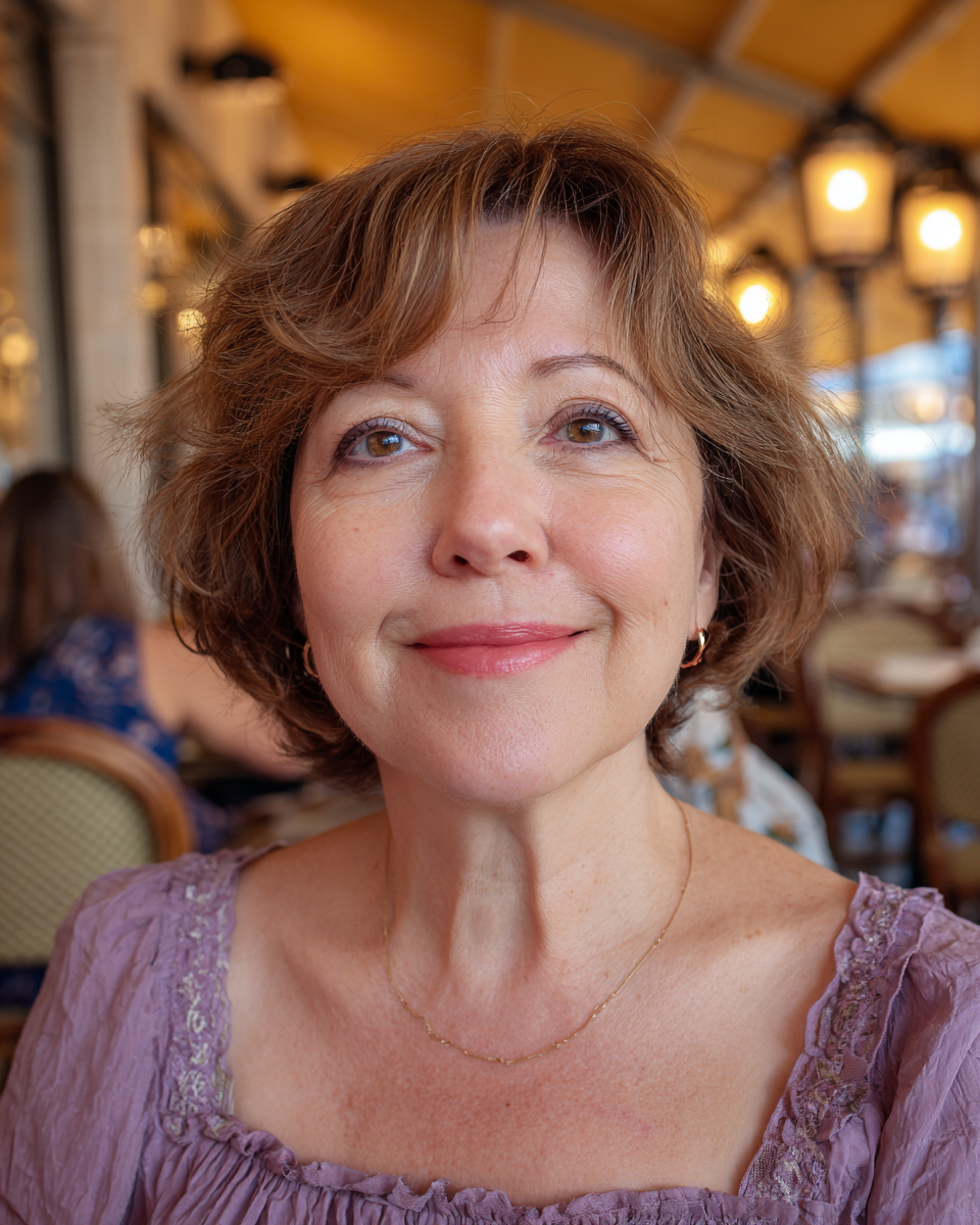 Softly Curled Bob with Gentle Layers