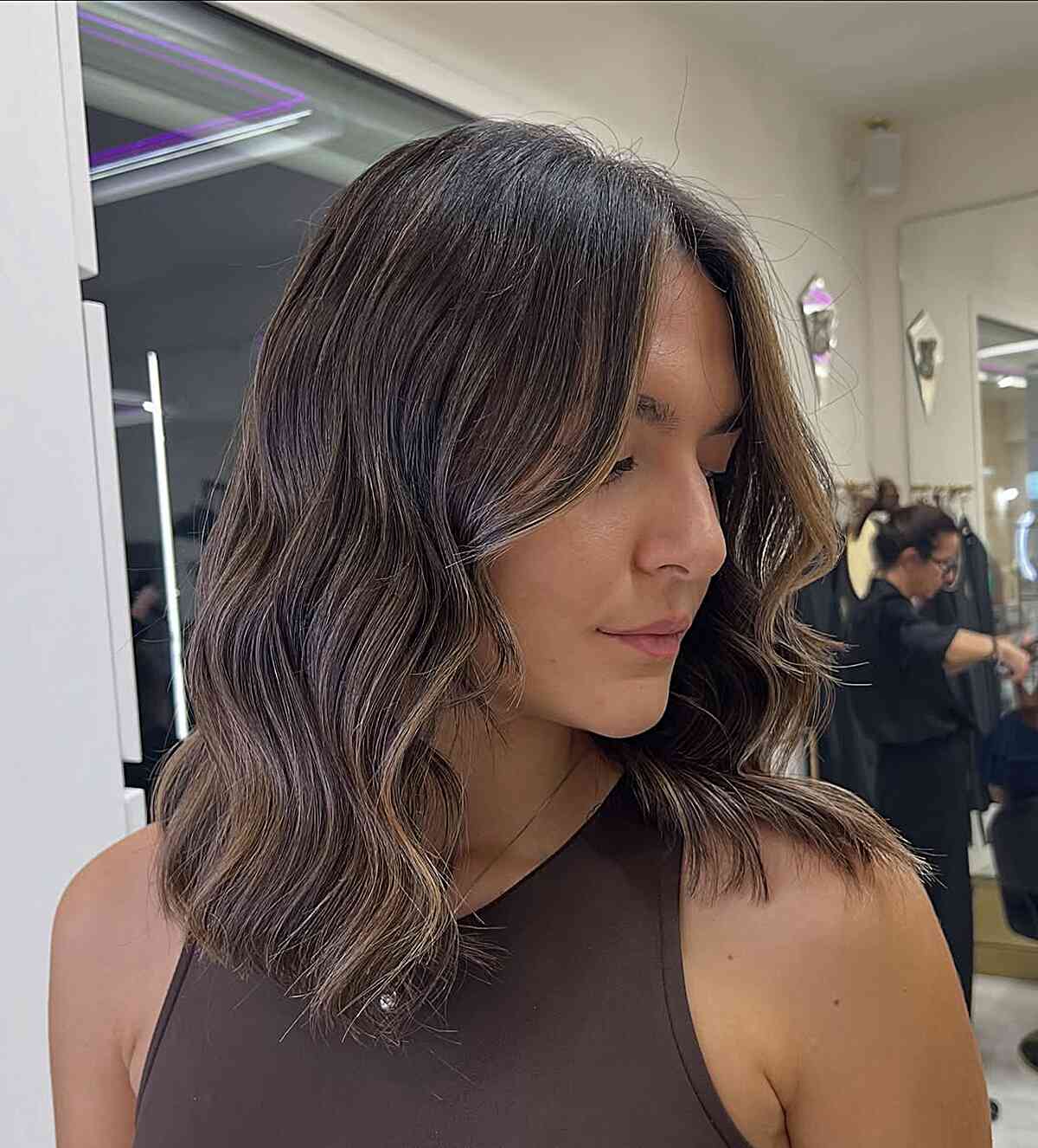 Textured Haven Cut with Soft Waves