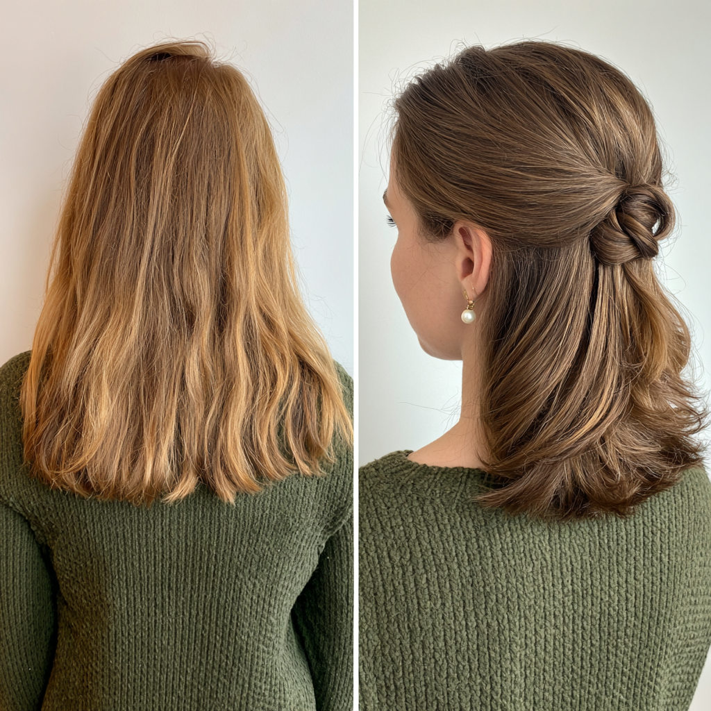 Textured Lob with Subtle Face-Framing Layers