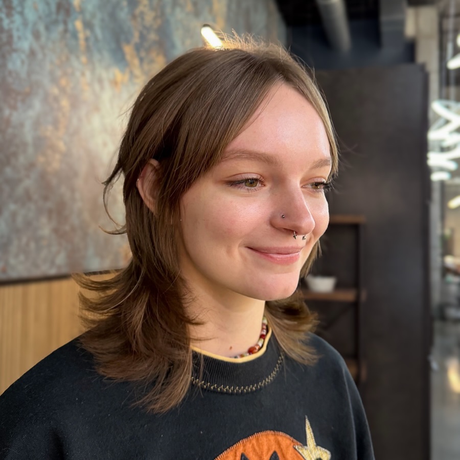 Trendy Soft Mullet with Subtle Layers