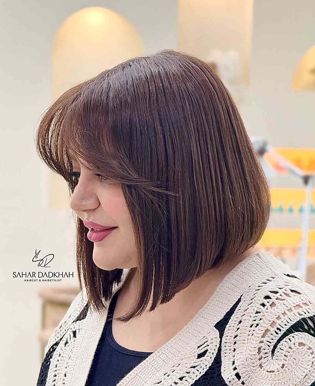 Classic Blunt Bob with Face-Framing Layers