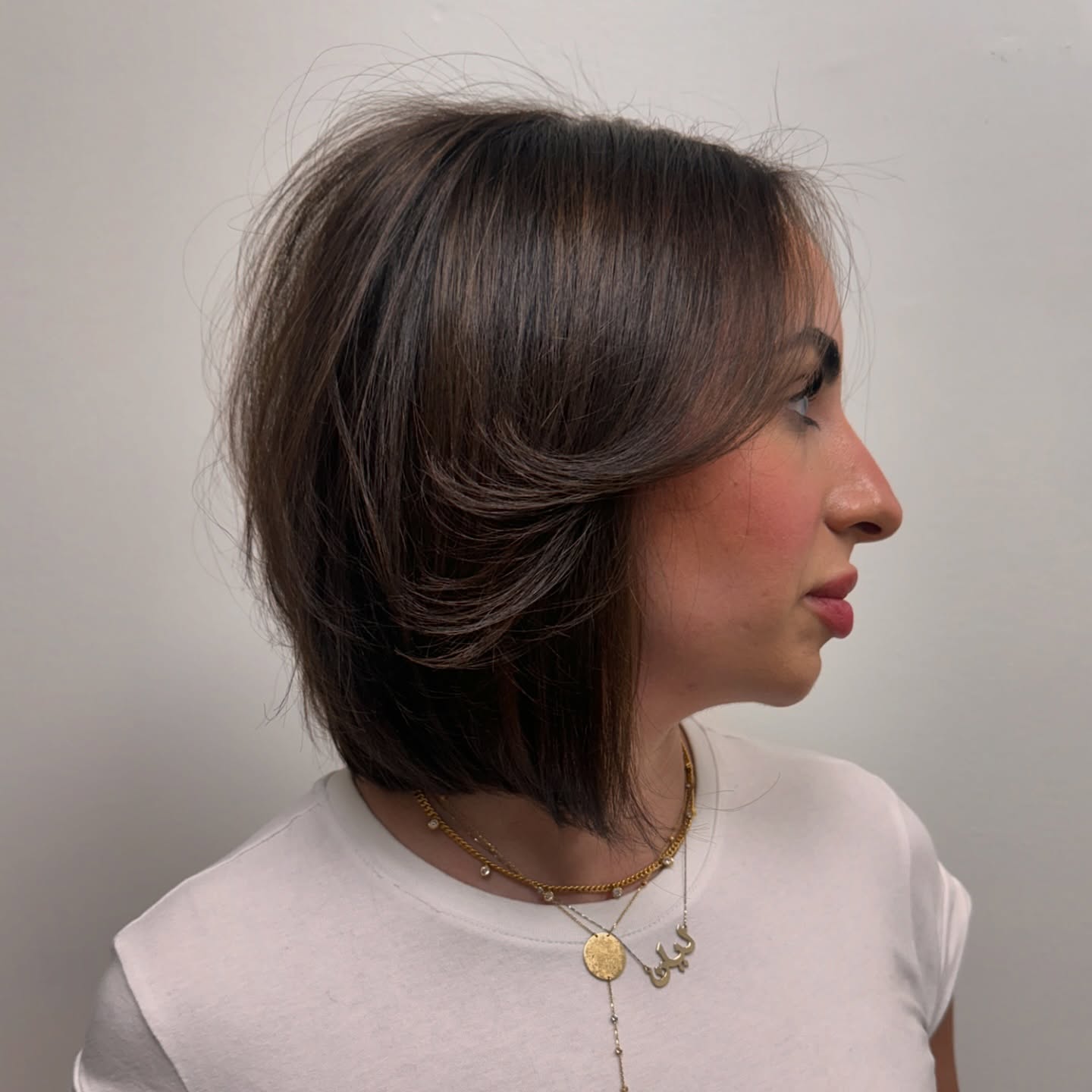 Chic Textured Inverted Bob with Soft Layers