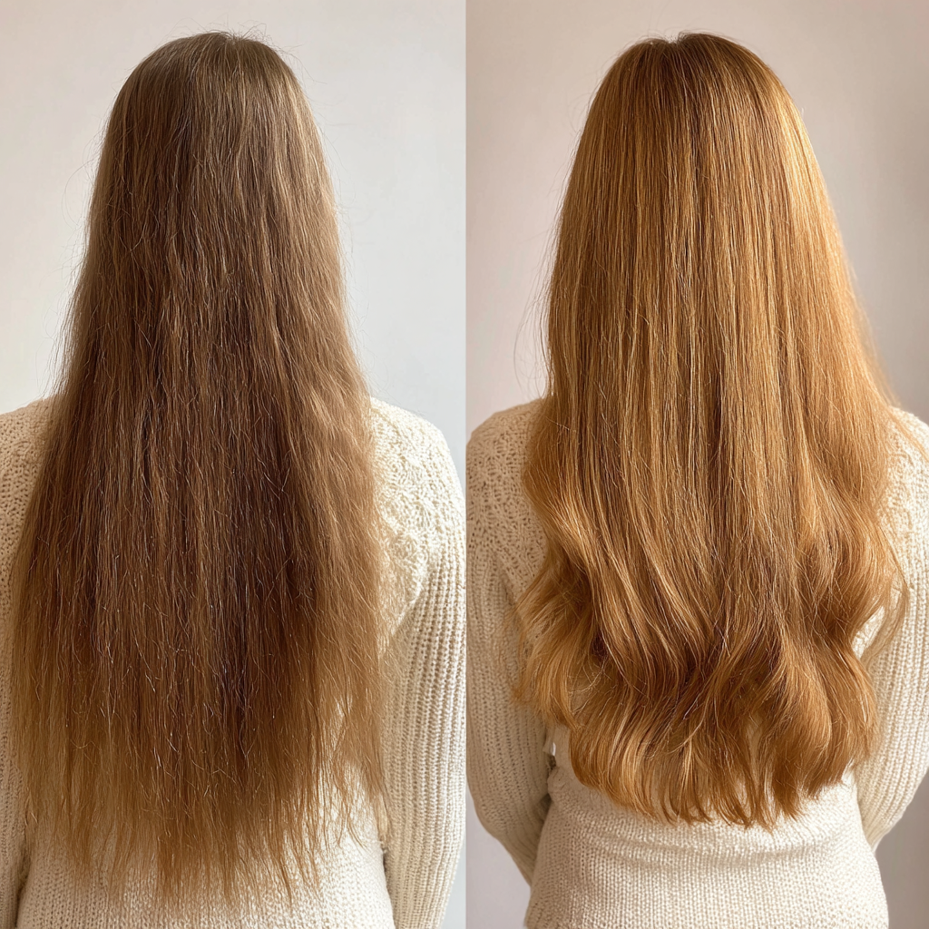 Soft Copper Waves with Subtle Layers