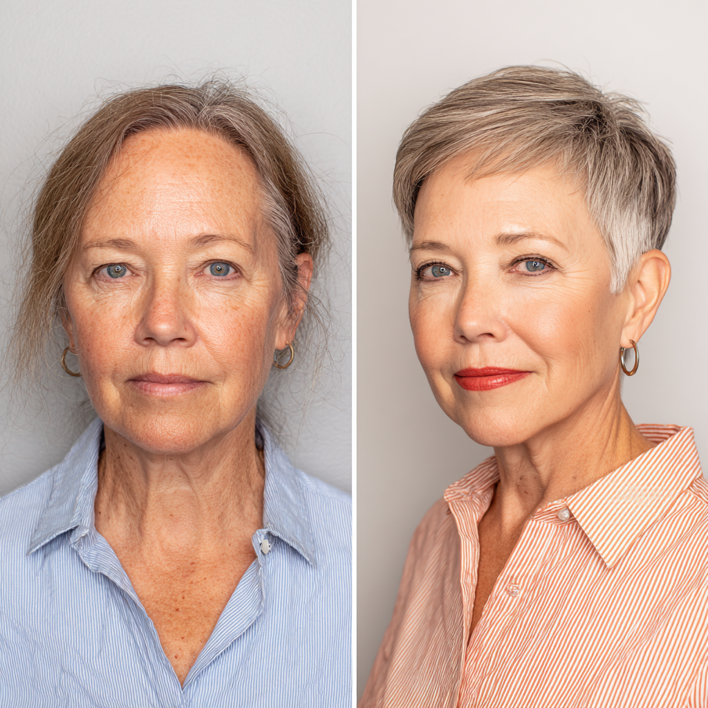 Chic Textured Pixie Cut with Subtle Highlights