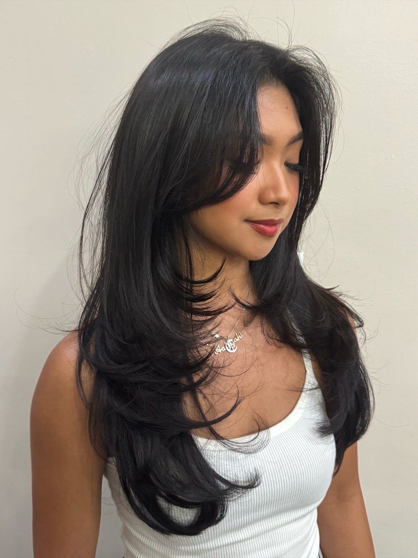 Long Layered Cut with Soft Face-Framing Layers