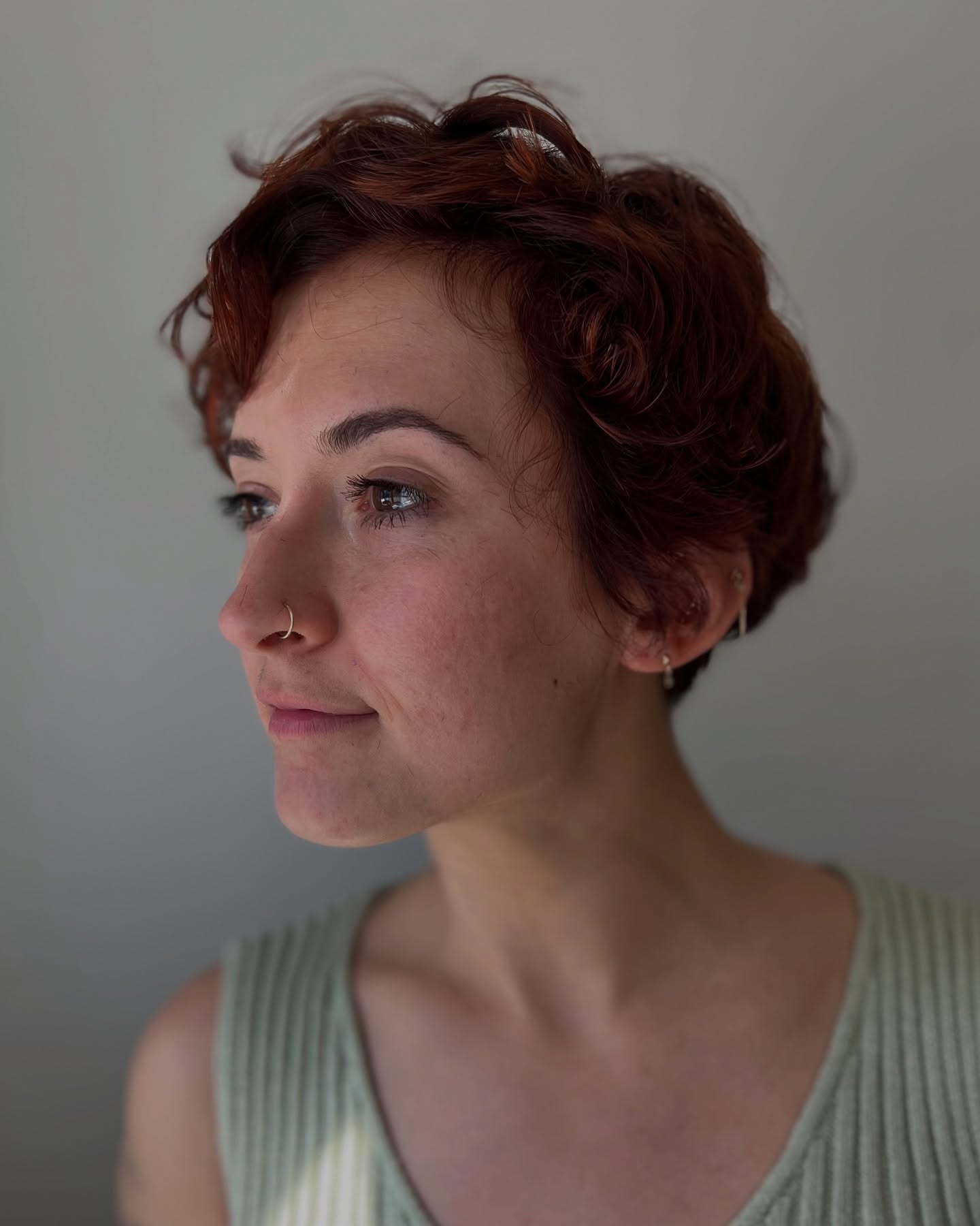 Charming Curly Bob with Natural Texture