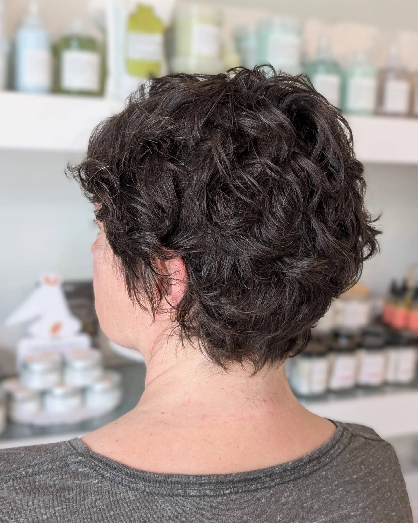 Charming Curly Bob with Soft Layers