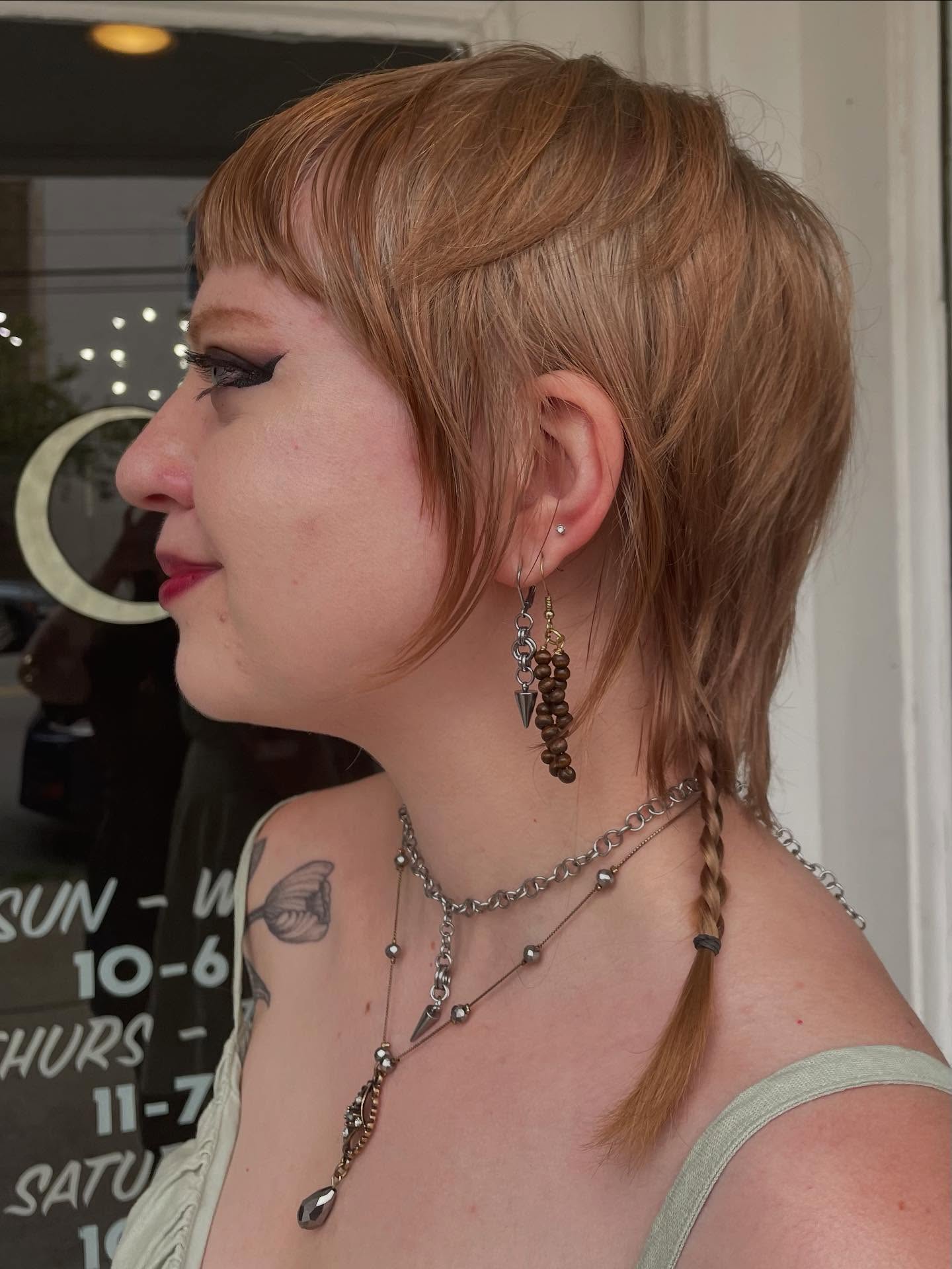 Chic Textured Shag with Soft Bangs