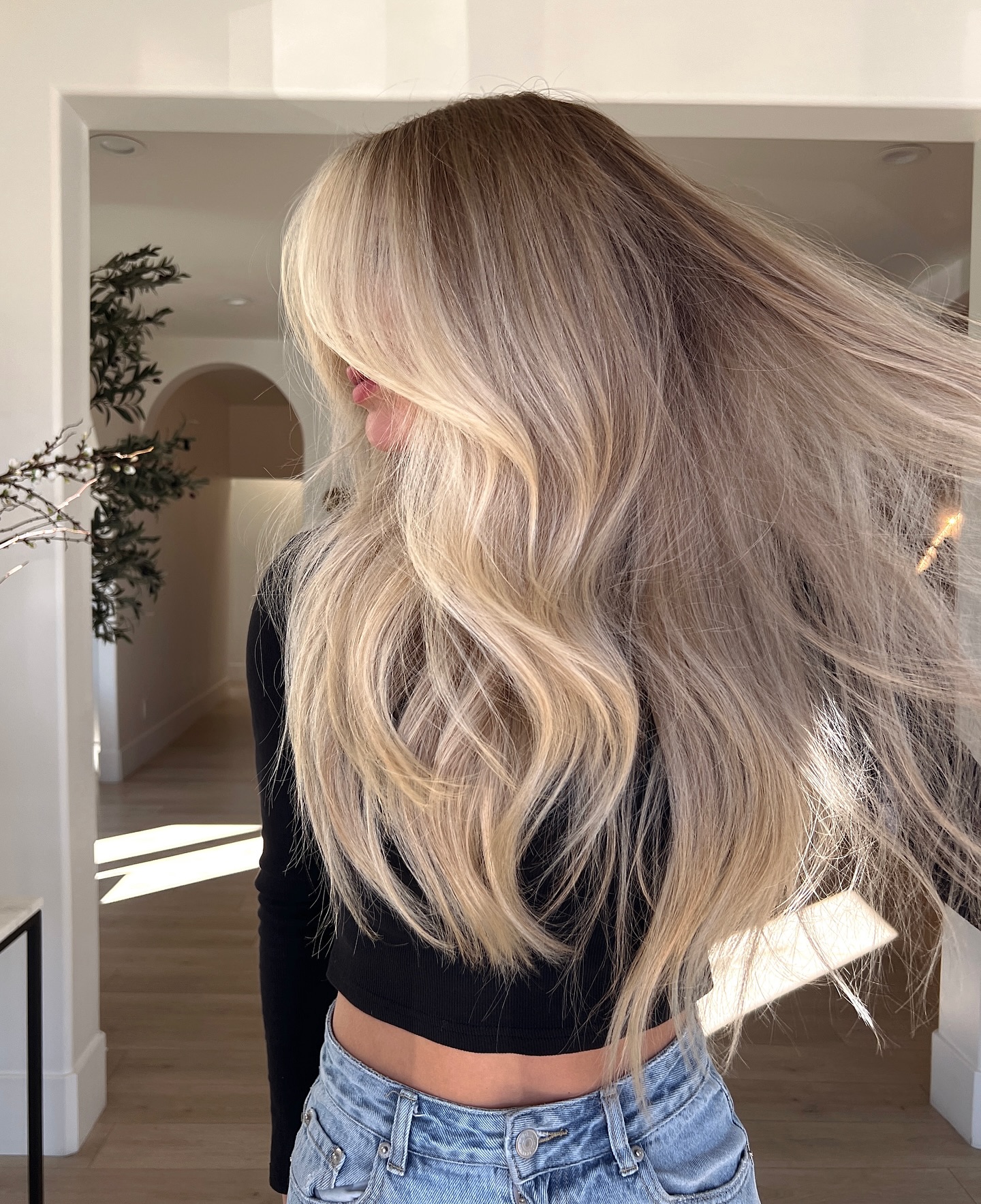 Luxurious Long Waves with Subtle Darker Roots