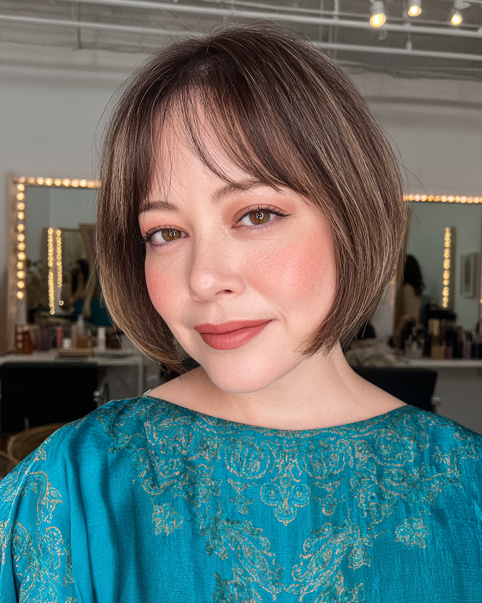 Sleek Chin-Length Bob with Subtle Layers