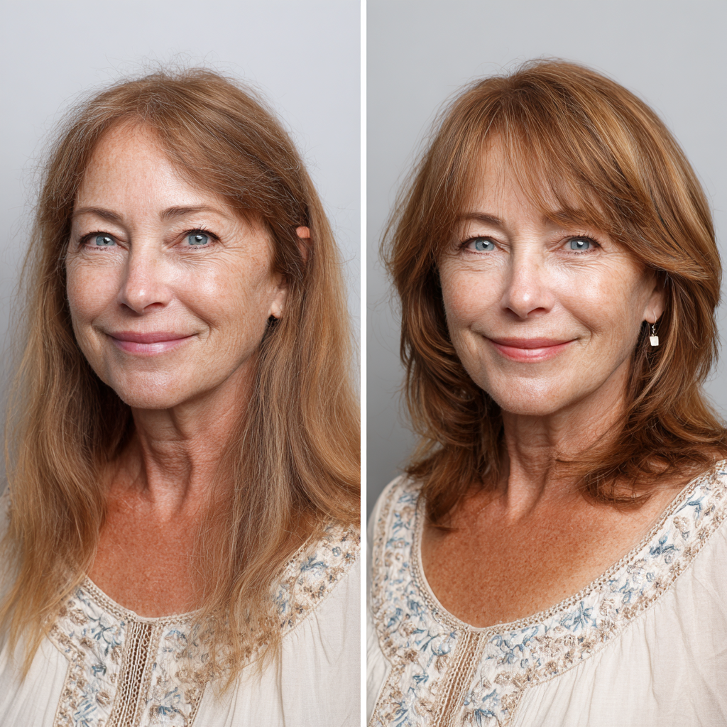 Chic Textured Mid-Length Cut with Soft Layers