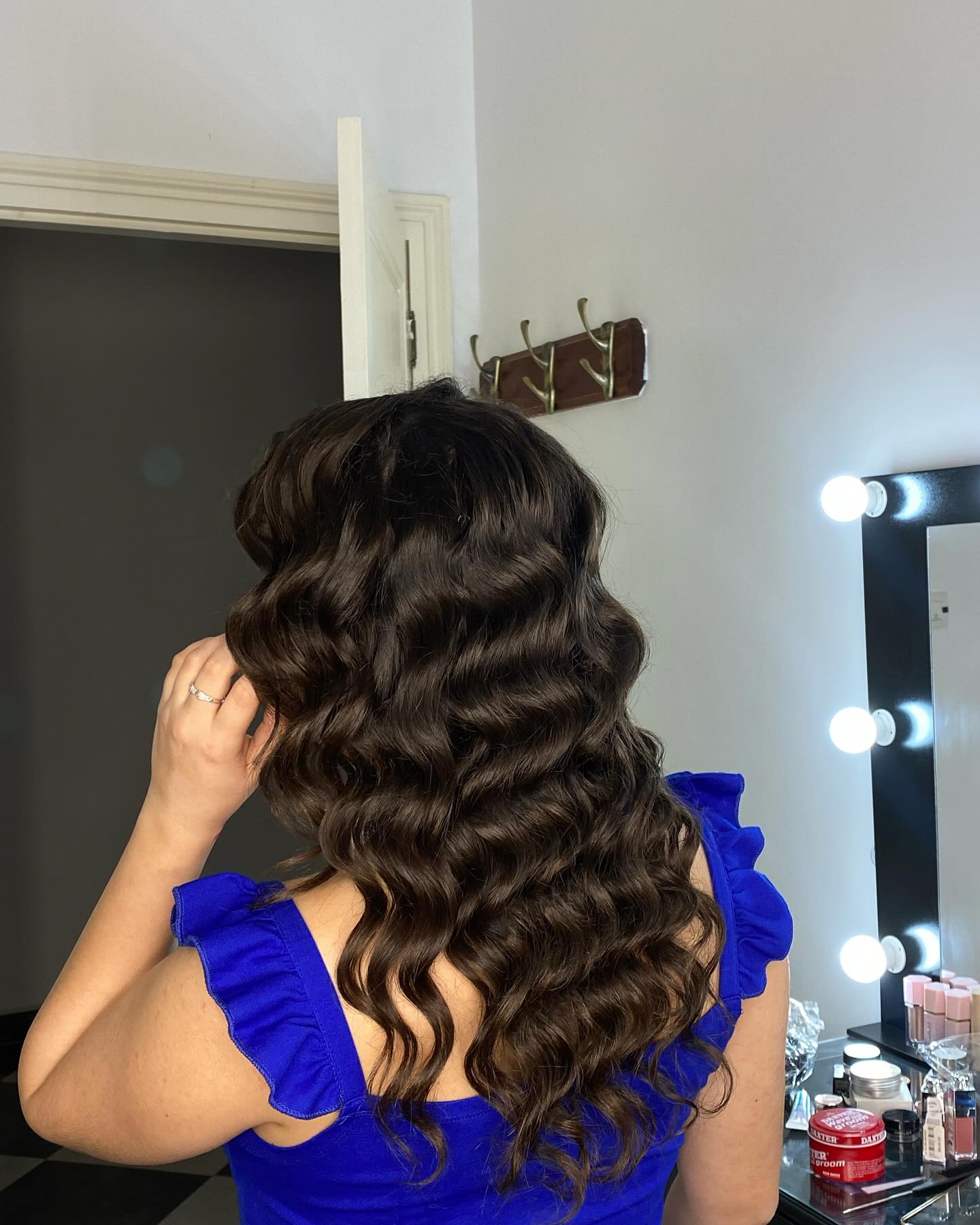 Textured Long Wavy Cut with Defined Curls