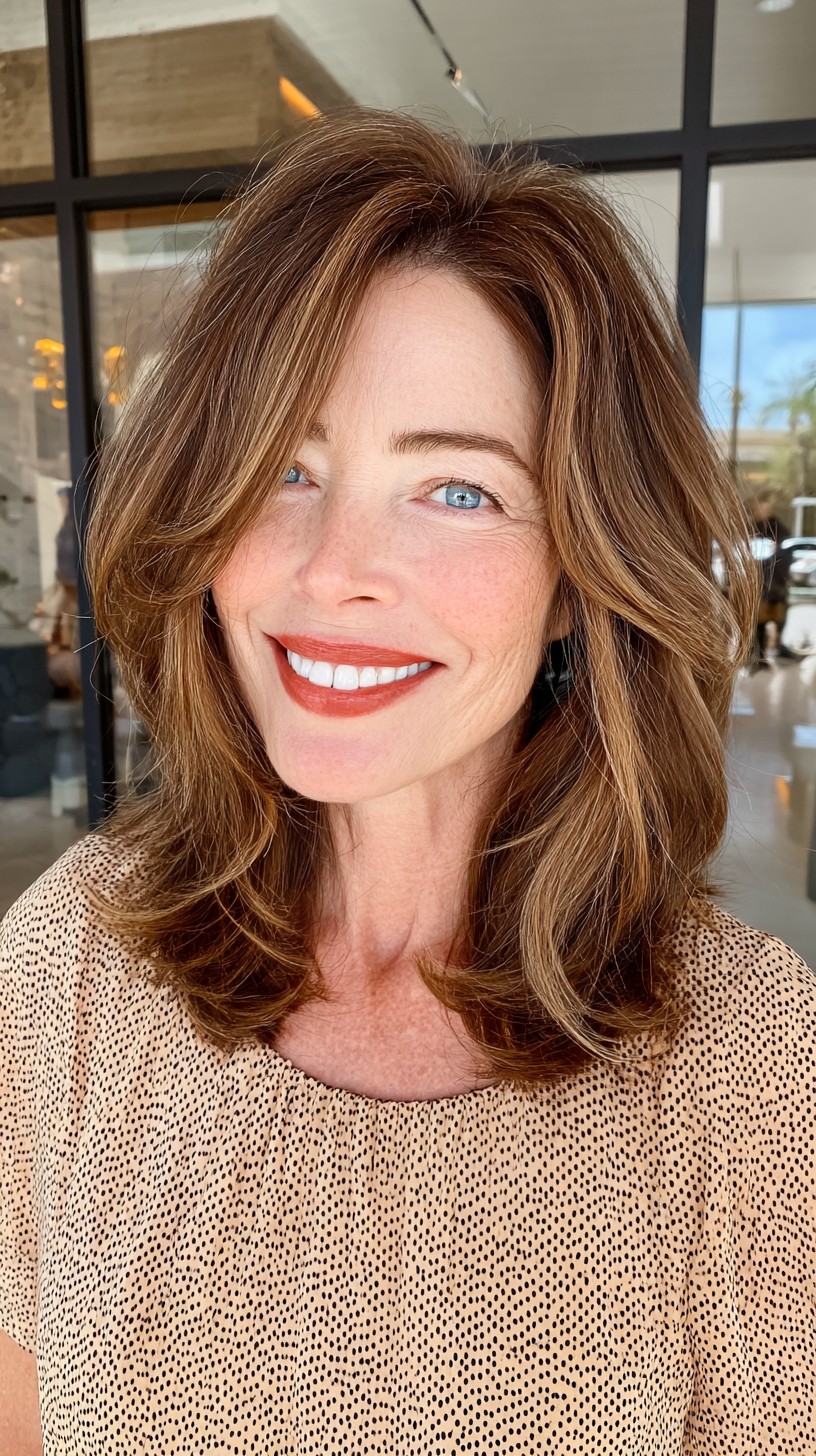 Dynamic Cinnamon Tousled Layers