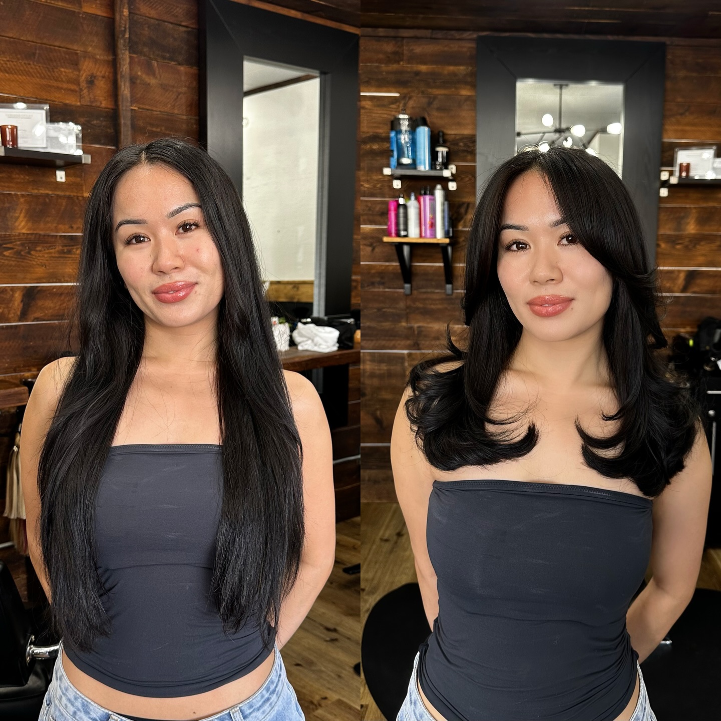 Modern Layered Cut with Soft Face-Framing Layers