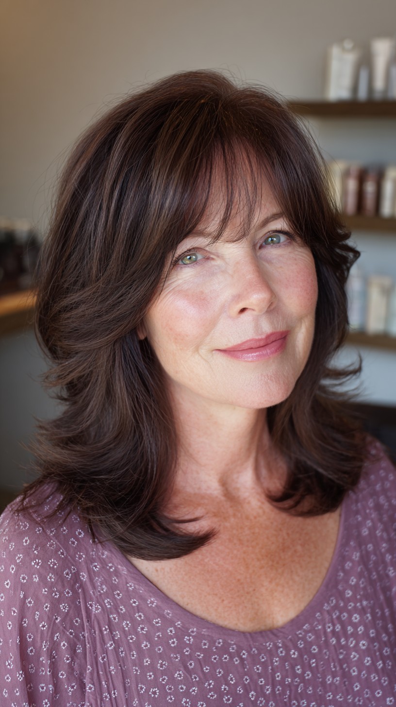 Rich Chocolate Layers with Gentle Waves