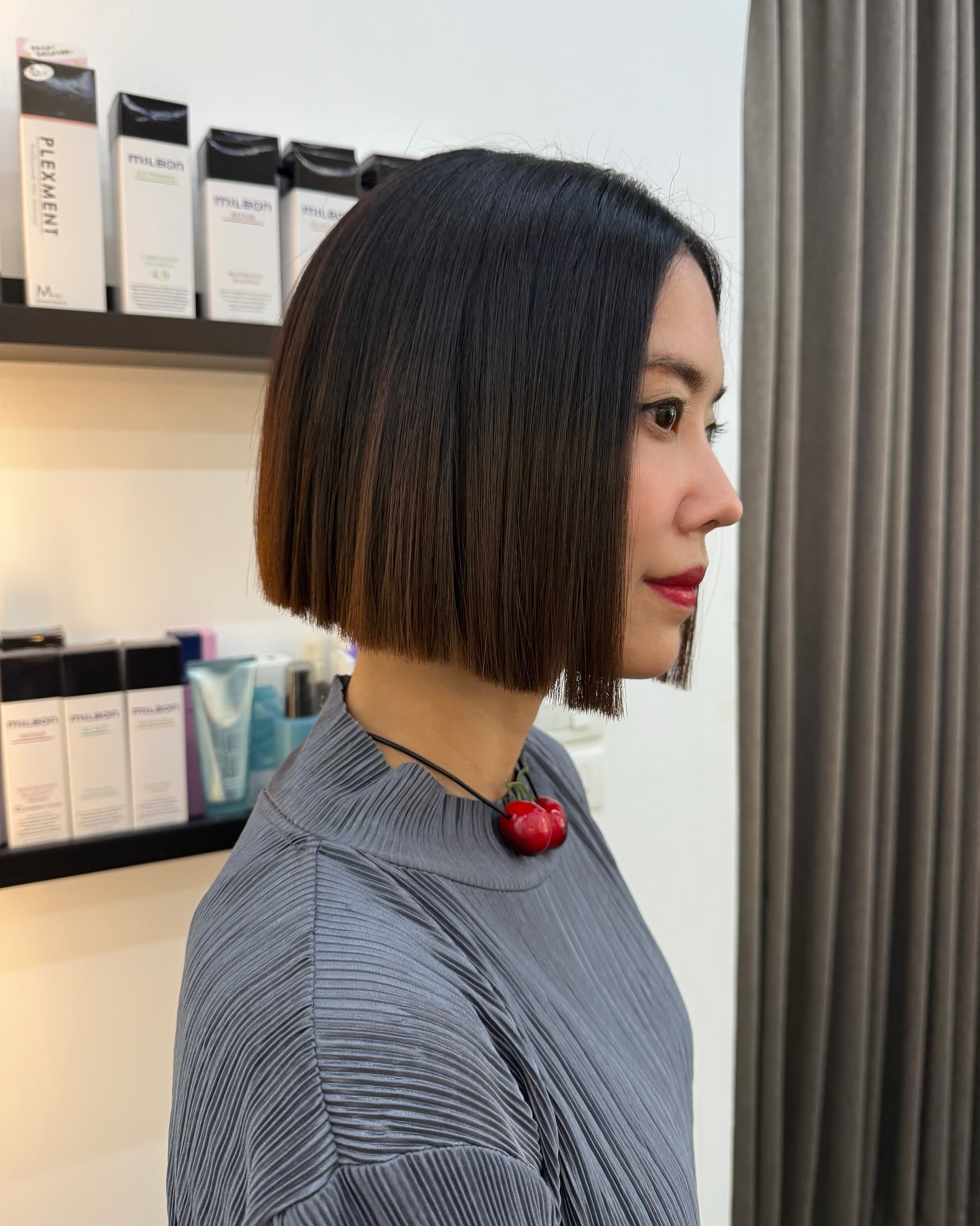 Stylish Blunt Bob with Subtle Ombre