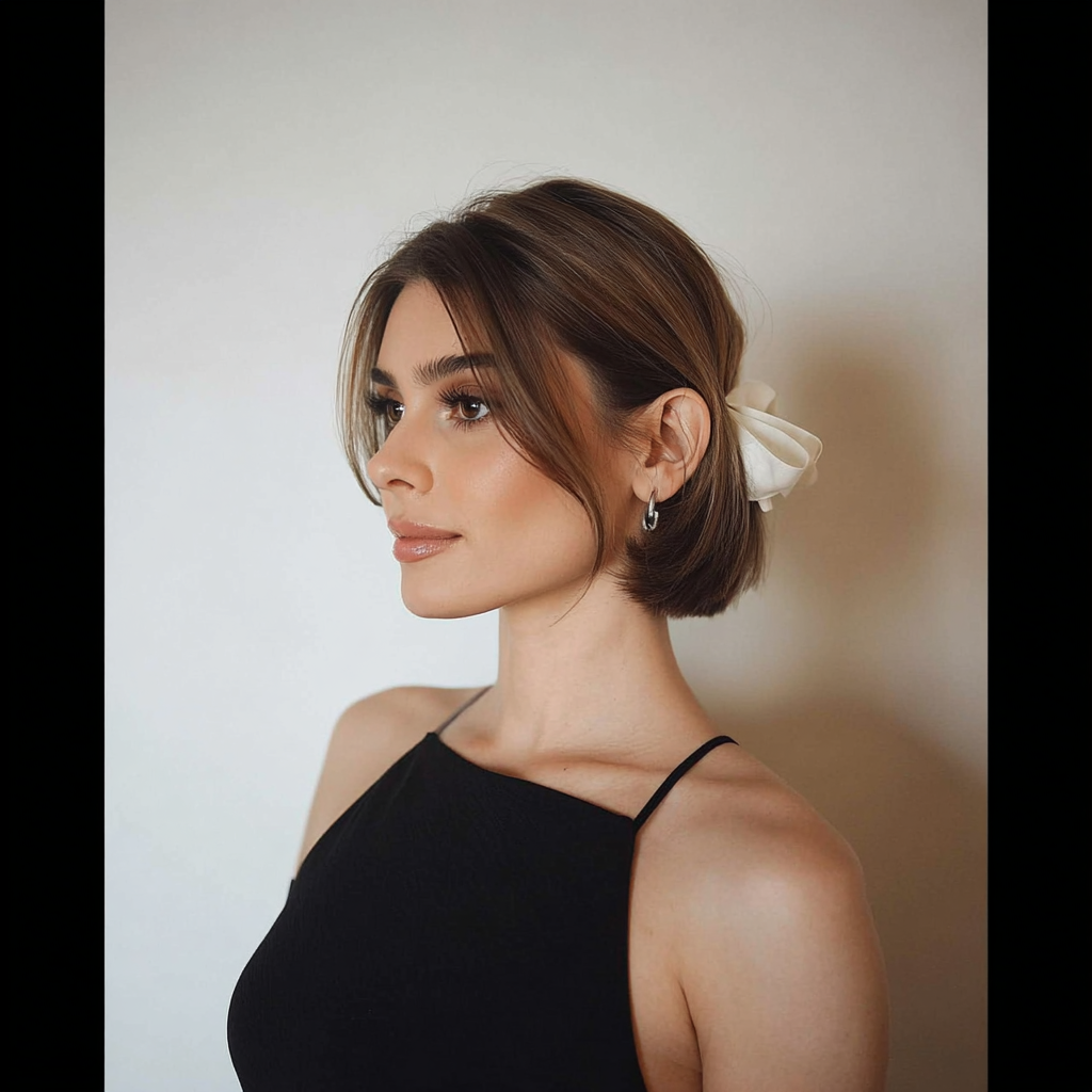 Charming Short Layered Cut with Soft Waves