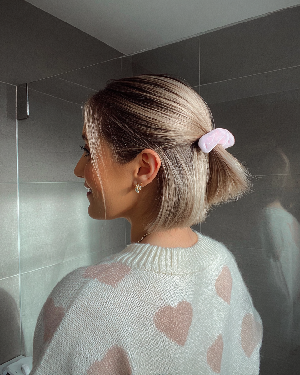 Chic Short Blunt Bob with Soft Waves