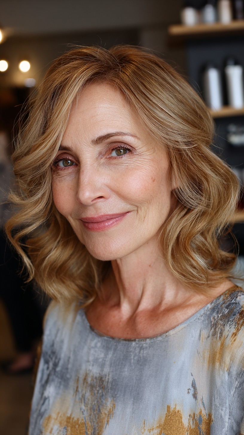 Effortless Golden Waves with Face-Framing Layers