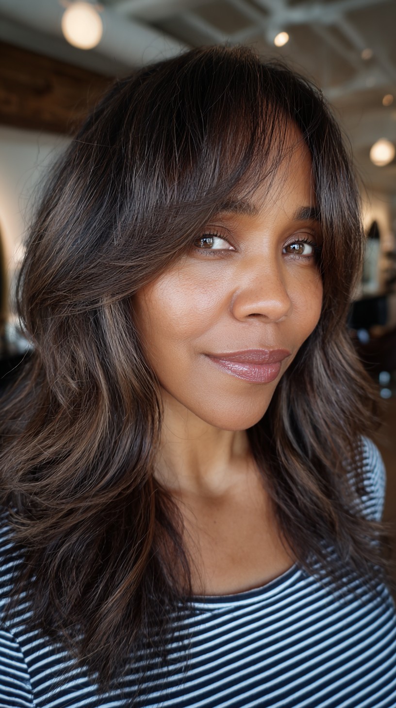 Soft Chocolate Waves with Luminous Highlights