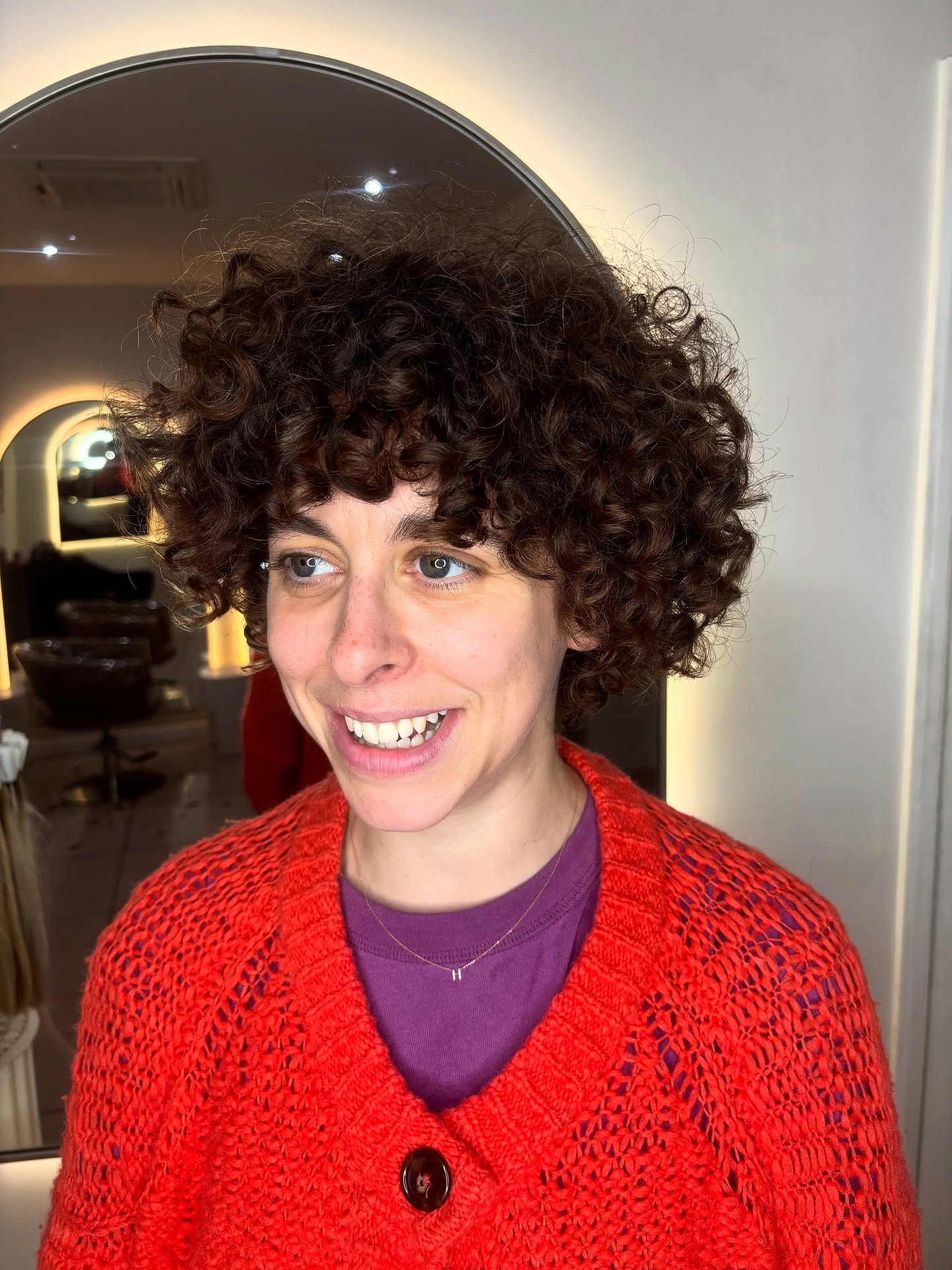 Bouncy Chocolate Espresso Ringlets with Radiant Luster