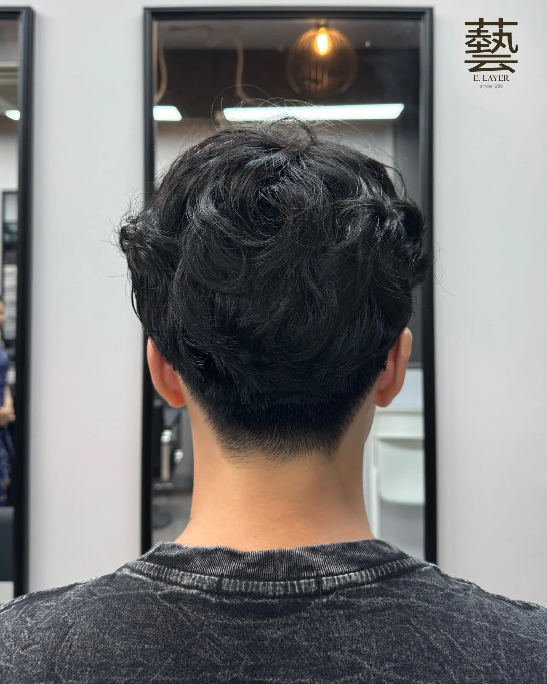 Casual Textured Wavy Cut with Faded Sides