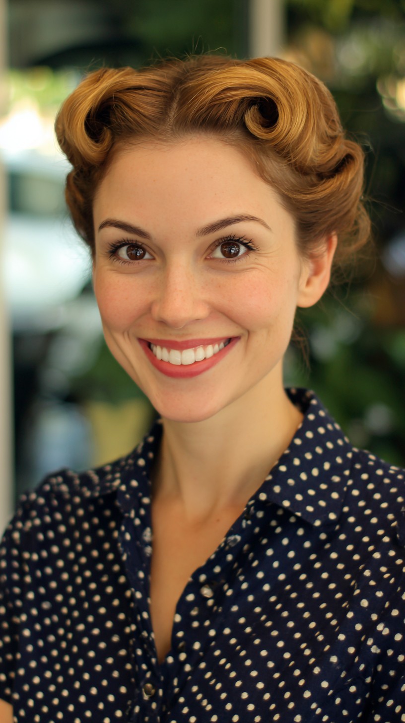 Classic Pin-Up Curls with a Modern Twist
