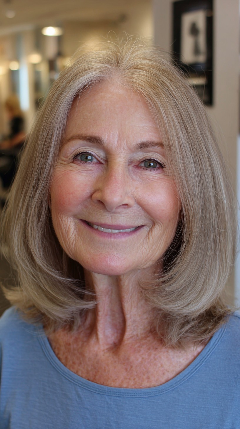 Classic Silver Sweep with Soft Feathering