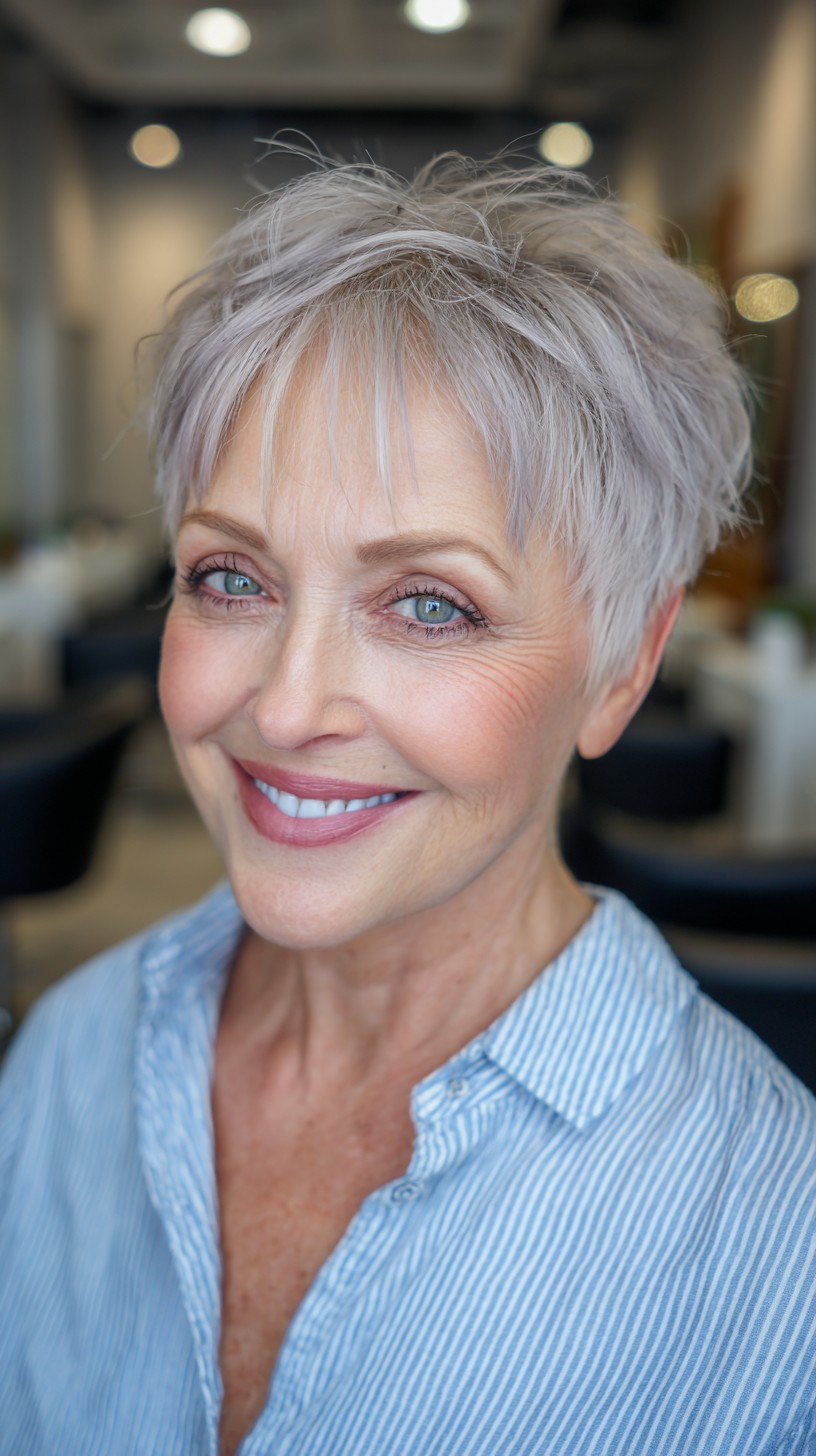 Effortless Silver Layered Crop