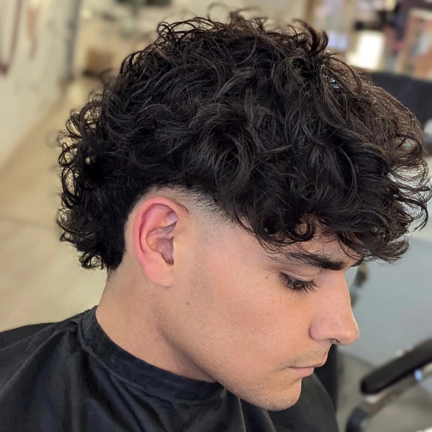 Effortless Tousled Curls with Natural Volume