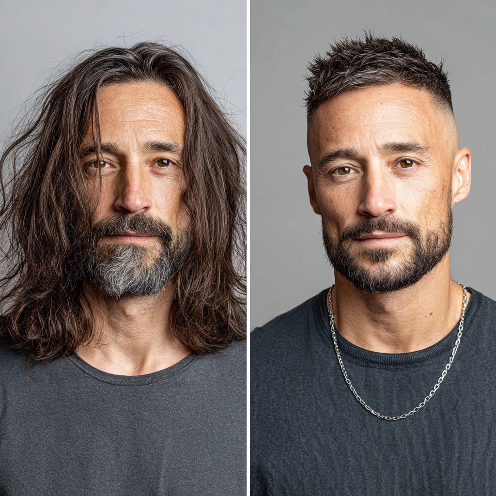 Long Windswept Waves versus Sharp Textured Crop