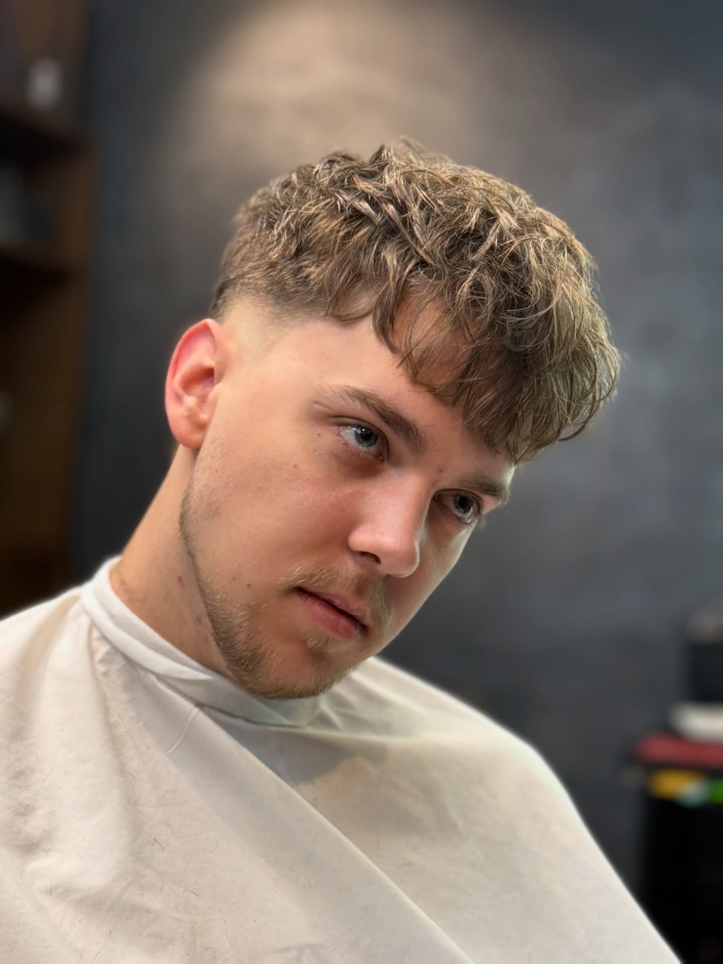 Textured Wave Cut with High Fade